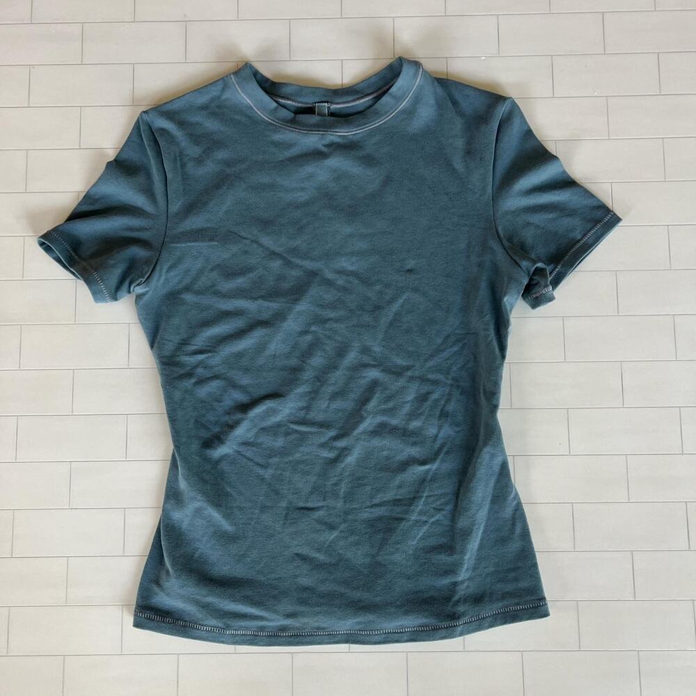 NWT SKIMS Cotton Jersey T-Shirt - Kyanite - S